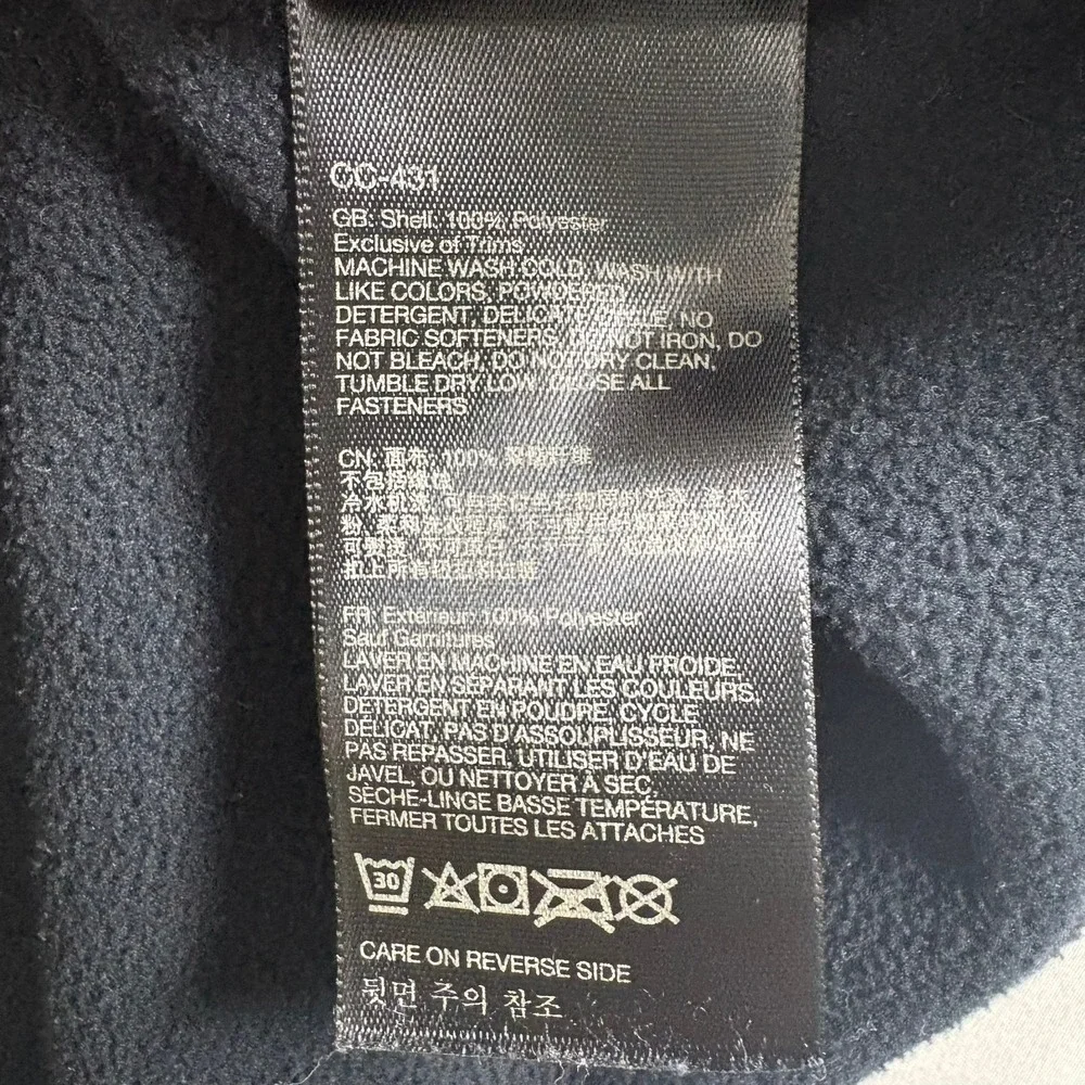 Marmot Fleece Pullover Mens M‎ C83590 1/4 Zip Jacket Black Gorpcore Outdoor